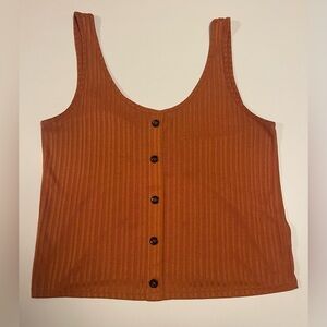 H&M Rust Orange Tank Top